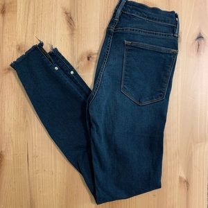 Frame denim jeans frayed at hems  •Size 27•